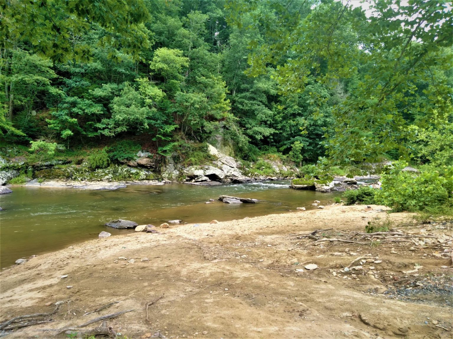 Guy Ford River Spot, Swimming Hole Near Boone NC On the Watauga